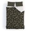 Deny Designs Iveta Abolina Blooming Vines Black Duvet Cover Bedding Set - 4 of 4