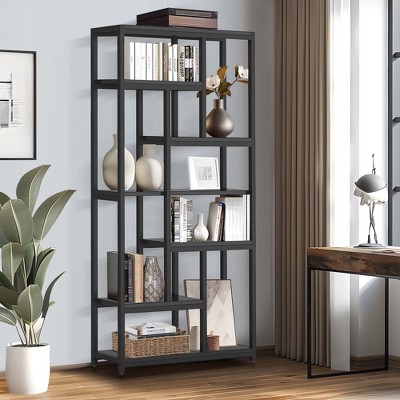 UbMelt 79 Inch Book Shelf Modern Freestanding Bookcase Shelves Organizer for Living Room,Bedroom,Office