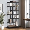 UbMelt Book Shelf,Modern 7 Tier Open Corner Display Bookshelf Floor Standing,Suitable for Living Room,Bedroom - image 2 of 4