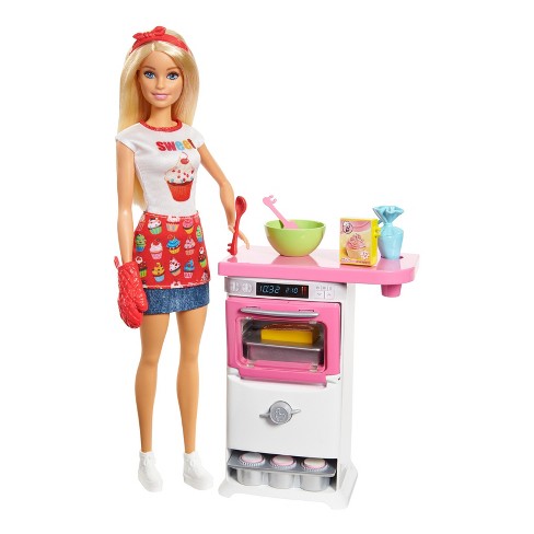 Barbie Careers Bakery Chef Doll And Playset Target
