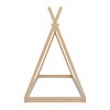 Kumasinova Twin Tent-Shaped Floor Bed for Kids,Montessori Low-Floor bed with Canopy,Safe Pine Wood Bedframe,Formaldehyde-Free,No Slats - 4 of 4