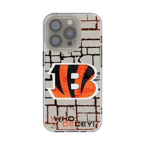 NFL AFC Teams Brick Wall Clear Cell Phone Case for Apple iPhone - 1 of 4