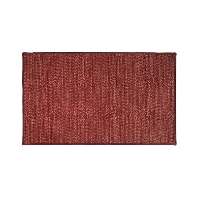 Colonial Mills Crestwood Tweed Doormats - Autumn Red 45" x 70"