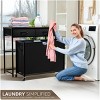 Sorbus Dresser with 3 Section Laundry Hamper and 2 Drawers for Laundry Room Organization - 2 of 4
