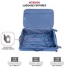 NAYSAYE Softside Luggage Set Oxford Cloth Suitcase with 360 Degree Spinner Wheels and Ergonomic Handle for Travel, Blue, 30.71"*17.72"*11.42" - 3 of 4