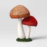 10.5" Wool Mushroom Figurine - Wondershop™ Brown/Red