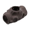 Unique Bargains Ceramic Aquarium Hideaway Rock Cave Fish Tank Decoration Brown 4.87x3.44x2.42 inches - 3 of 4