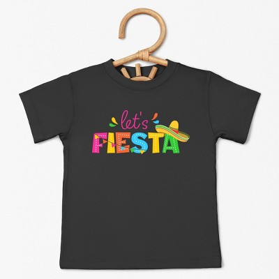 The Juniper Shop Let's Fiesta Colorful Toddler Short Sleeve Tee