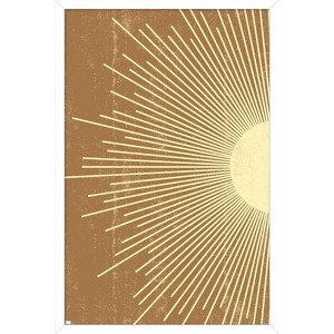 Trends International Abstract Sun Framed Wall Poster Prints - 1 of 4