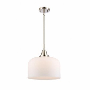 Bell - 1 Light Stem Hung Mini Pendant In Industrial Style-14.13 Inches Tall and 12 Inches Wide - 1 of 1