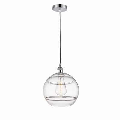 Rochester - 1 Light Cord Hung Mini Pendant In Industrial Style-13.38 Inches Tall and 12 Inches Wide