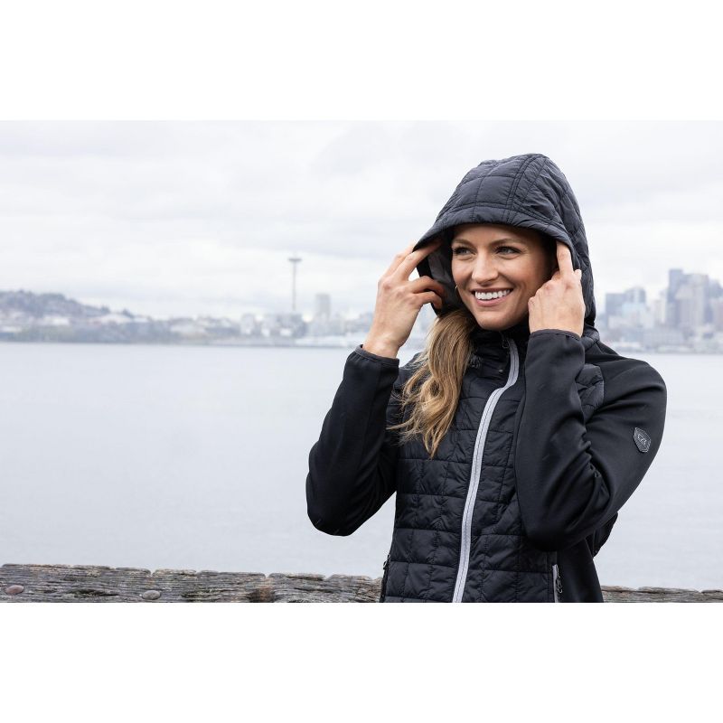 Cutter & Buck Rainier Primaloft Eco Womens Full Zip Hybrid Jacket, 2 of 3