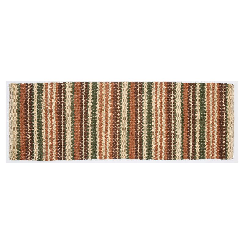 Park Designs Woodbourne Rustic Chindi Rag Rug 2 ft x 6 ft, 1 of 4