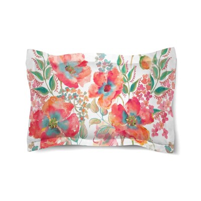 Laural Home Bohemian Poppies 20" x 26" Comforter Sham