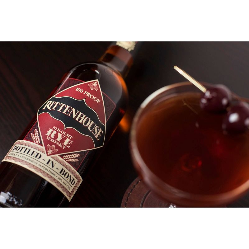 Rittenhouse 100 proof Straight Rye Whisky - 750ml Bottle, 3 of 14