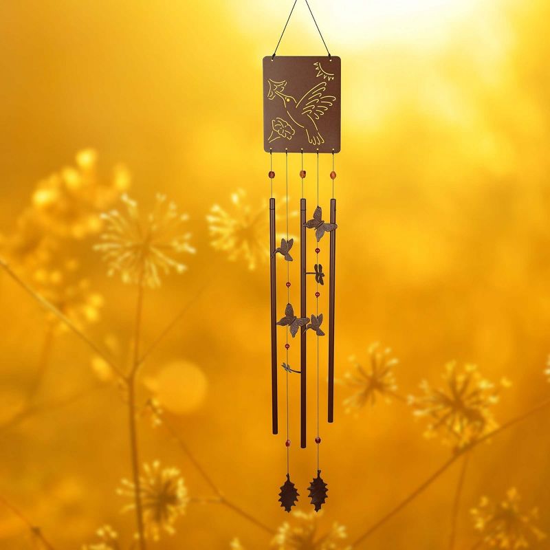 Woodstock Wind Chimes Signature Collection, Victorian Garden Chime, Rusted Steel Wind Chime, 3 of 11