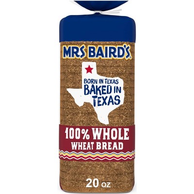 Mrs. Baird's 100% Whole Wheat Bread - 20oz