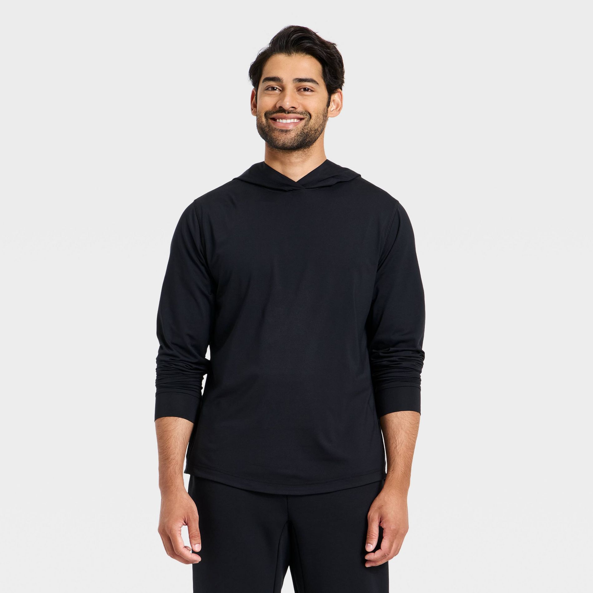 Men's Long Sleeve Soft Stretch Hooded Top - All In Motion™