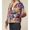 Women's Tie Dye Pocket Zip Up Hoodie - entro - 2 of 4