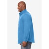 KingSize Men's Big & Tall Gauze Mandarin Collar 3/4 Sleeve Shirt - 4 of 4