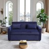 Runesay 3-in-1 Multi-Functional Corduroy Sleeper Couch Pull-Out Bed with Pillows - 4 of 4