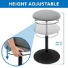 Mount-It! Height Adjustable Standing Desk Stool with Padded Seat & Non-Slip Rubber Base - 3 of 4