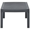 Garden Table Anthracite Plastic 30.7 x 21.7 x 15.0 in Durable - 3 of 4