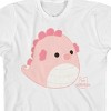 Squishmallows Sheldon Crew Neck Short Sleeve Youth White T-shirt - 2 of 3