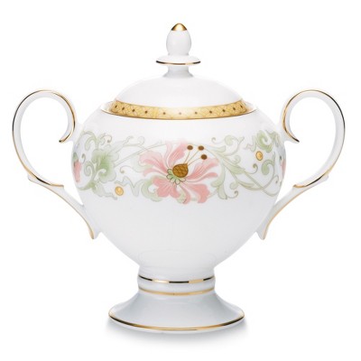 Noritake Blooming Splendor Sugar with Cover, 9 oz.