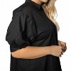 Women's Poplin Tunic Shirtdress - Plus - GEEGEE - 4 of 4