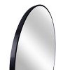 GlasFlength Decorative Wall Mirrors Simple Small Mirror Wall Art Wall Mirror Bathroom Mirrors for Over Sink Living Room, Black, 24"*24"*1.1" - 4 of 4