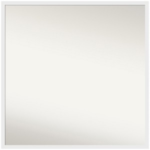 Amanti Art Incline Non-Beveled Wood Framed Bathroom Vanity Wall Mirror - 1 of 4