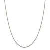 Black Bow Jewelry 1.5mm Sterling Silver Solid Round Box Chain Necklace - 3 of 4