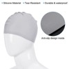 Unique Bargains Silicone Waterproof Non-Slip High-Stretch Swim Cap - 4 of 4