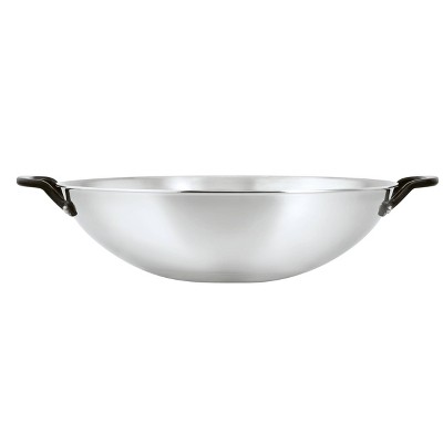 KitchenAid 15-Inch Stainless Steel Induction Wok with Handles