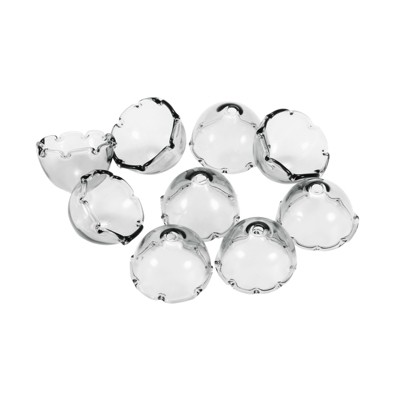 Unique Bargains Glass Jellyfish Beads, Glass Wind Bell Bead Caps