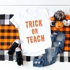 Simply Sage Market Trick Or Teach Short Sleeve Tee - XL - White - 3 of 4