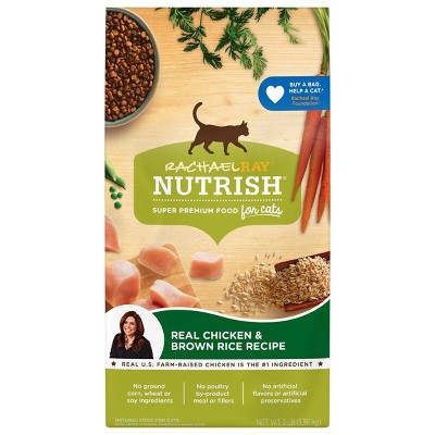 Rachael Ray Nutrish Real Chicken & Brown Rice Recipe Adult Premium Dry Cat Food