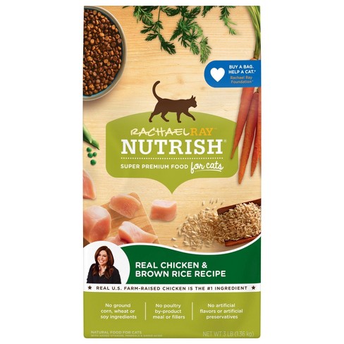 Rachael Ray Nutrish Real Chicken & Brown Rice Recipe Adult Premium Dry Cat Food - image 1 of 4