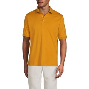 Lands' End Men's Short Sleeve Cotton Supima Polo Shirt - 1 of 3