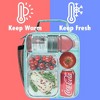 OPUX Insulated Lunch Box Adult Men Women, Thermal Cooler Bag Kids Boys Girls Teen, Soft Compact Reusable Small Work School Picnic - 2 of 4