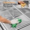 winado 3 Compartment Stainless Steel Sink With Right Side Drainboard - 4 of 4