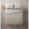 FIONECA Reversible Antimicrobial Brushed Microfiber Coverlet Set Farmhouse Pick Stitch Quilted Bedding - 3 of 4