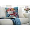 Liora Manne Frontporch Garden Indoor/Outdoor Pillow.. - 3 of 4
