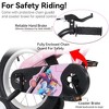 HTUTWOO sporty kids bike, with training wheels and stand Adjustable saddle Suitable, for boys and girls aged 4-8 years - 4 of 4
