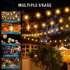 10 FT Metal Patio String Lights Poles 2 Pack, Garden String Light Poles On Deck, Tall Hanging Light Poles for Backyard - 2 of 4