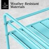 Best Choice Products 2-Tier Rolling Bar Cart Indoor/Outdoor w/ Storage Shelves, Wine Rack, Lockable Wheels - 4 of 4