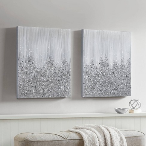 Sparkle Glitter Abstract Canvas