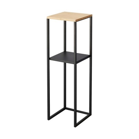 Yamazaki Home - Two-tier Display & Storage Shelf (31.5" H) - Steel + Wood - Black : Target