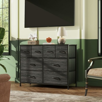 Dresser with 8 Drawers, Wide Fabric Storage Chest for Bedroom, Closet, Entryway